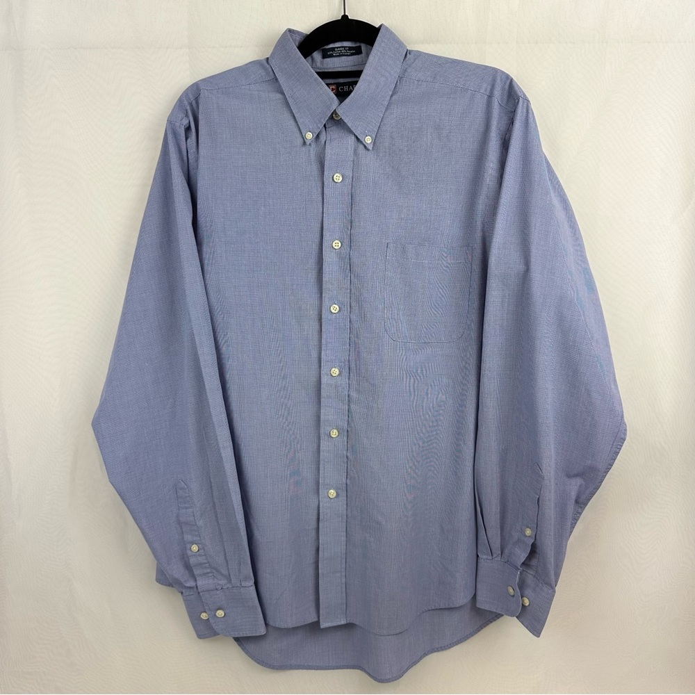 Chaps Wrinkle Free Men’s Button Down Shirt Size 16.5-36/37 Classic Fit